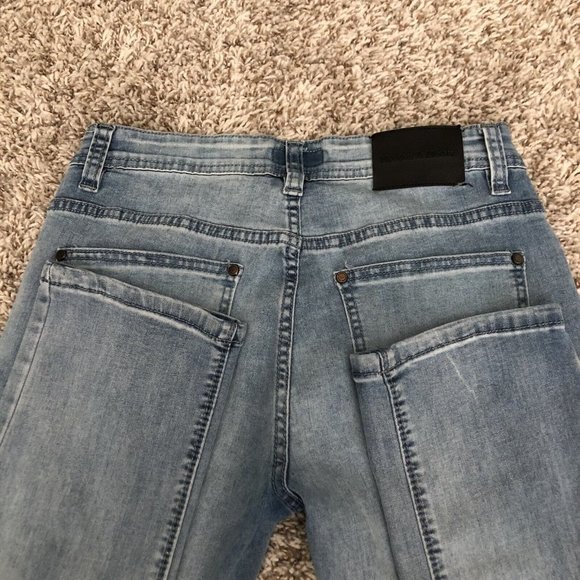 Bleecker + Mercer denim women's Jeans Skinny Fit size 29/30 Medium Wash - Picture 10 of 11